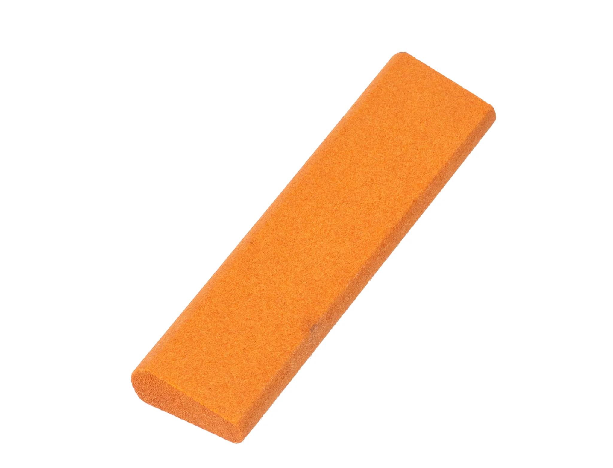 Aluminum Oxide Round Edge Slip Stone 4" x 1" x 7/16"- 3/16" - Image 2