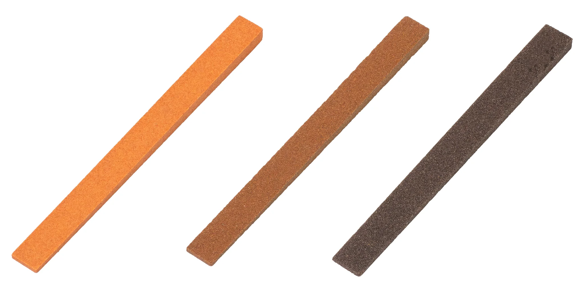 Aluminum Oxide Silversmiths' Flat Tapered Stone 4" x 5/16" x 3/16" - 1/16"