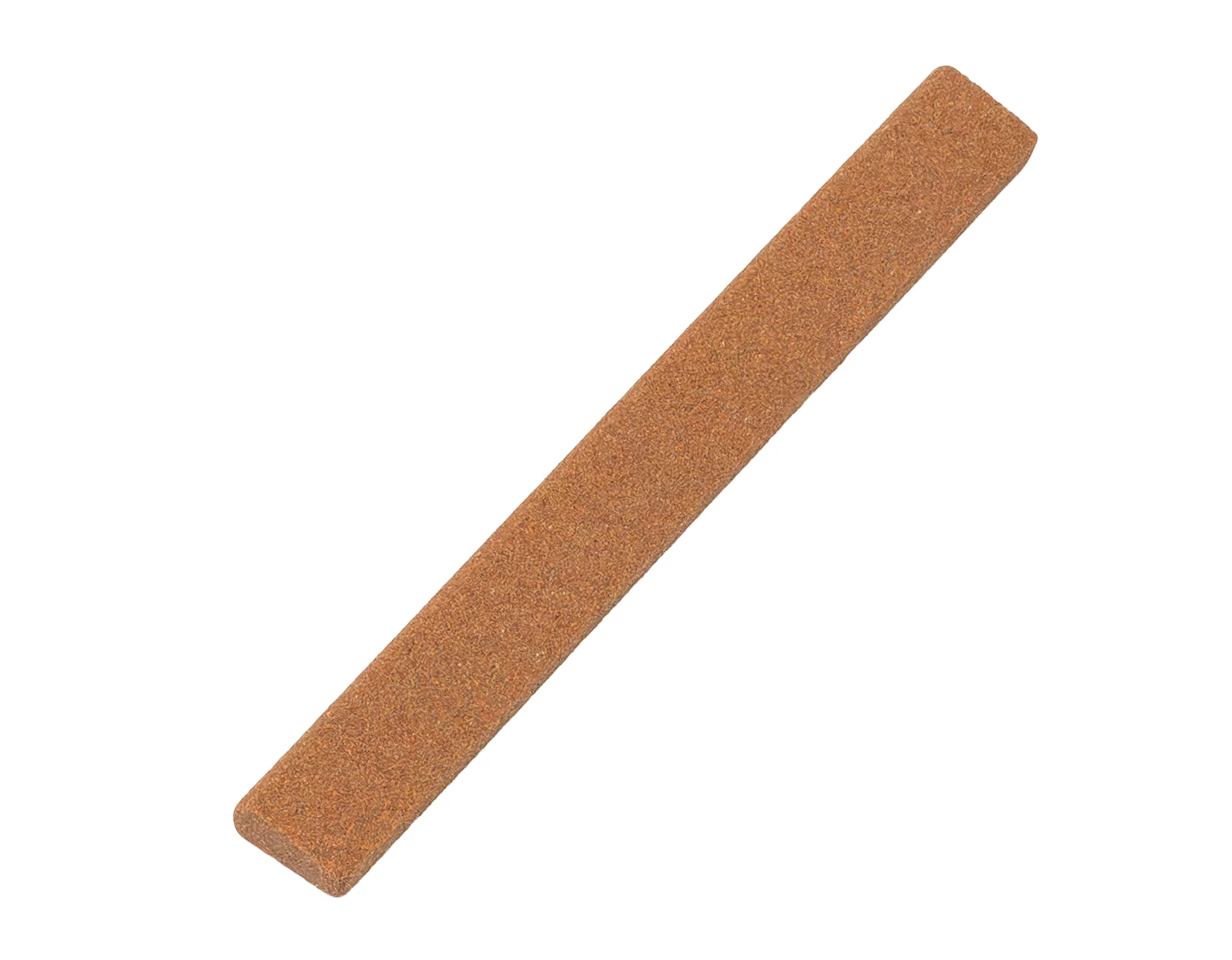 Aluminum Oxide Silversmiths' Oval Flat Tapered Sides Stone 4" x 7/16" x 3/16" - 1/8" - Image 3