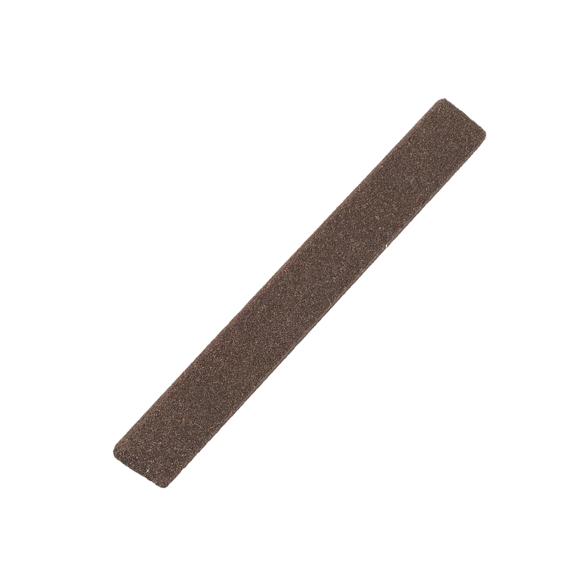 Aluminum Oxide Silversmiths' Oval Flat Tapered Sides Stone 4" x 7/16" x 3/16" - 1/8" - Image 4