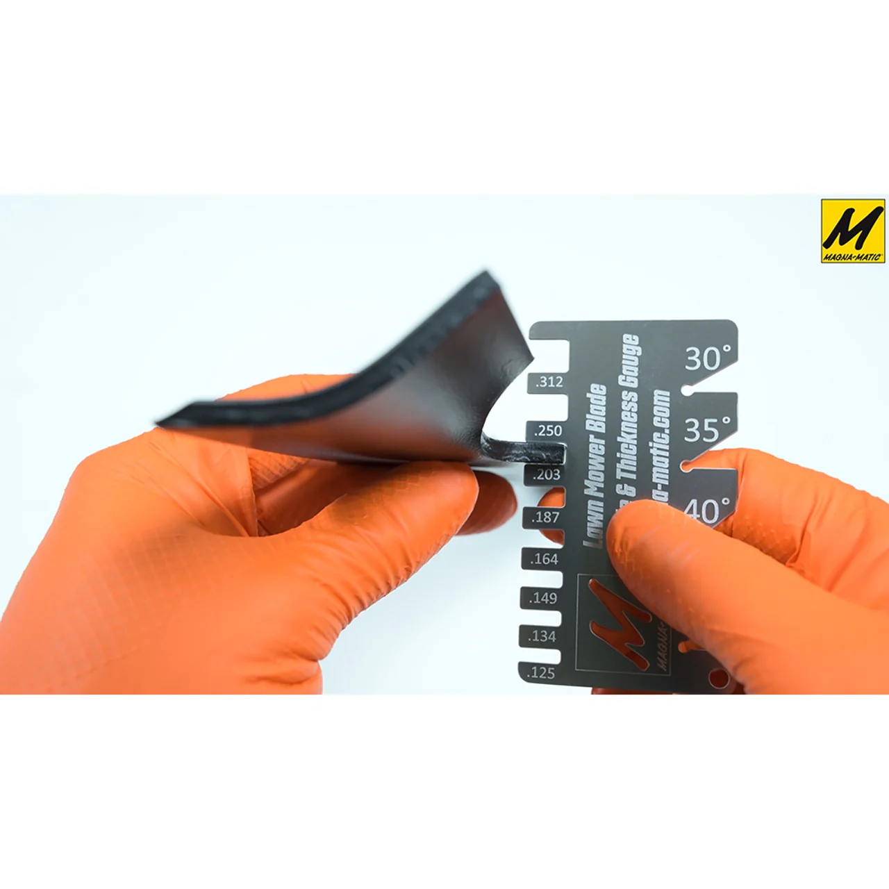 Magna-Matic Lawn Mower Blade Angle and Thickness Gauge - Image 3