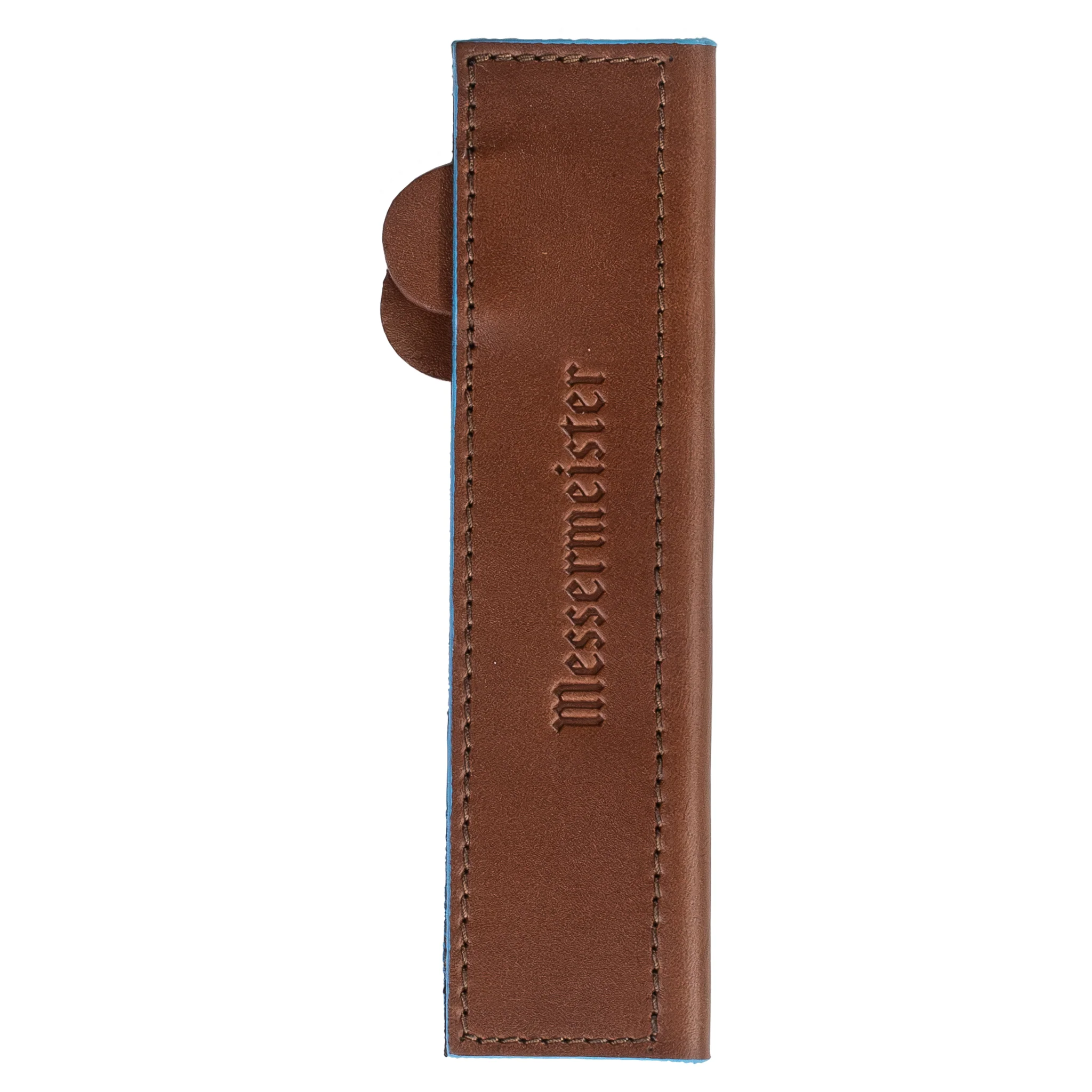Messermeister Leather Edge-Guard with Magnetic Closure - Saddle Brown - Image 4