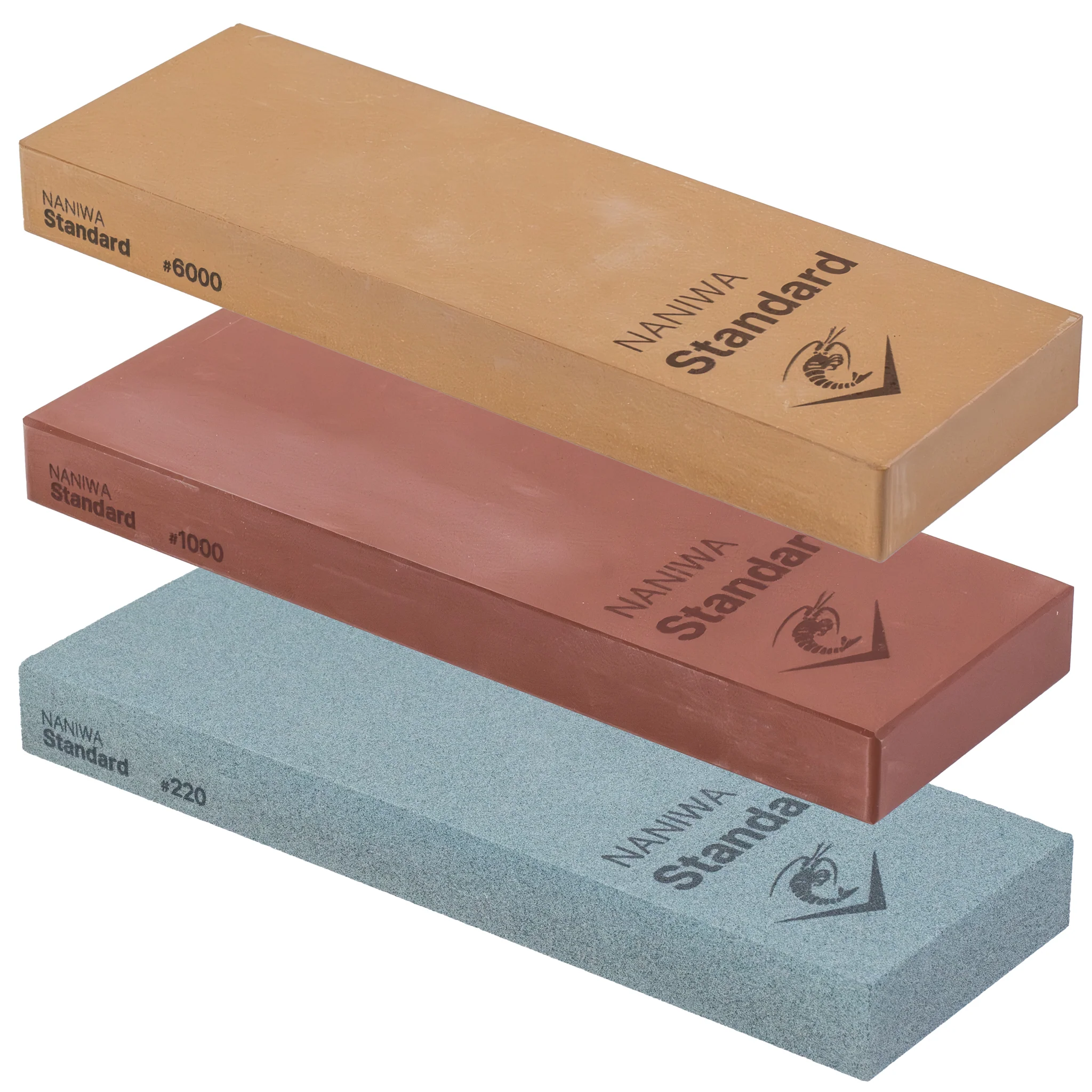 Naniwa 3-Stone Standard Traditional Set with 6000 Grit