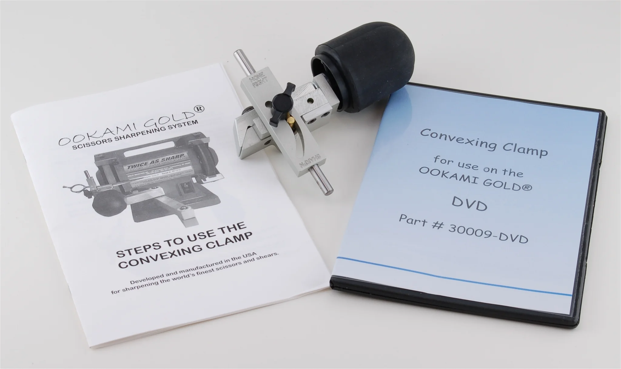 Ookami Gold Convexing Clamp for Twice As Sharp w/DVD & Manual - Image 2