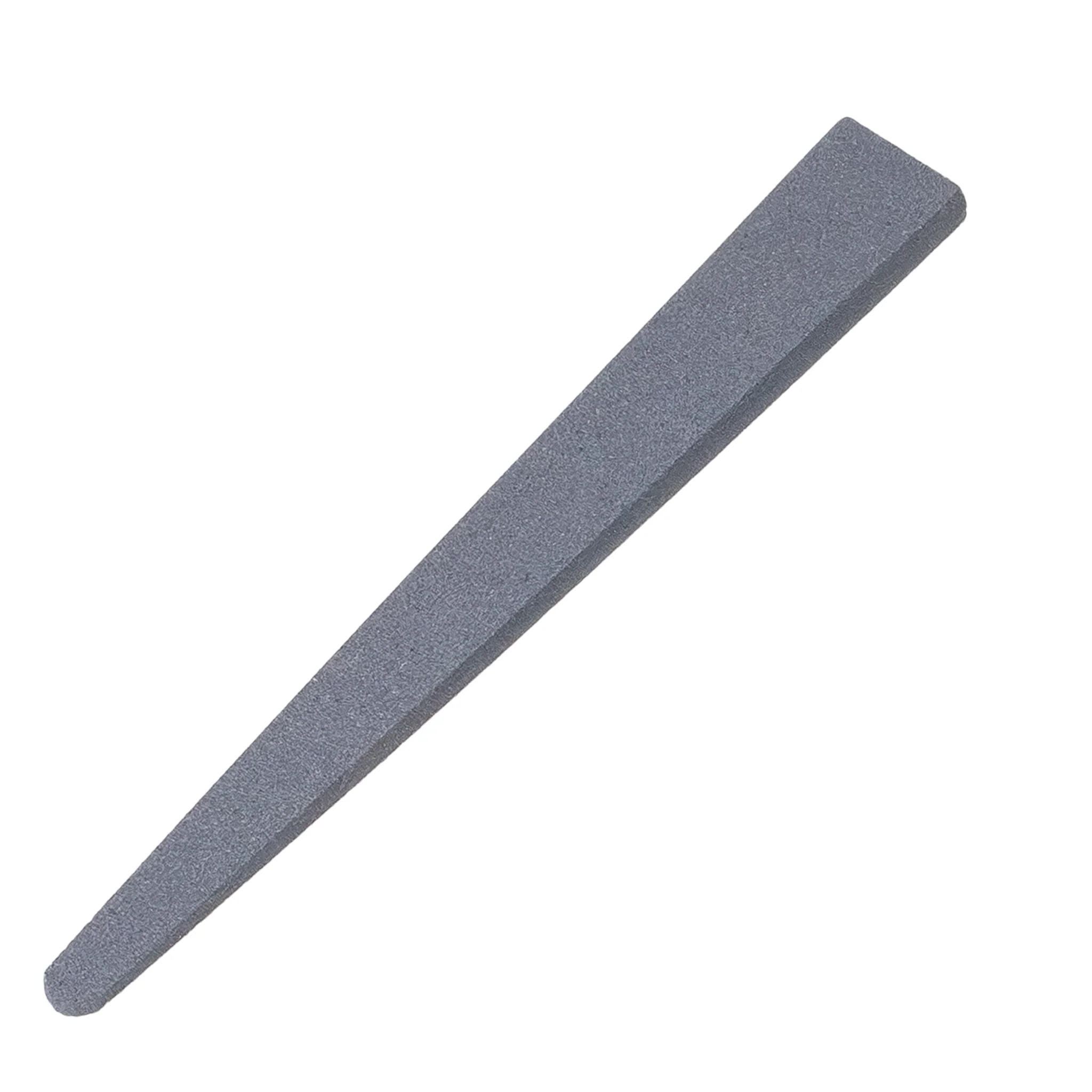 Silicon Carbide Silversmiths' Oval Double Tapered Stone 4" x 1/2"-3/16" x 3/16"-1/16" - Image 2