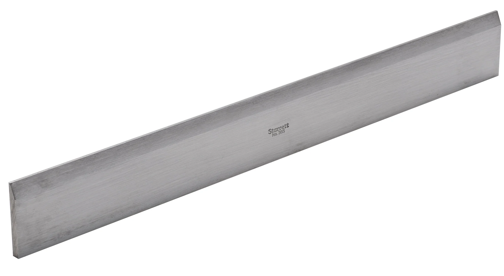Starrett 12" Straight Edge, One Beveled Edge
