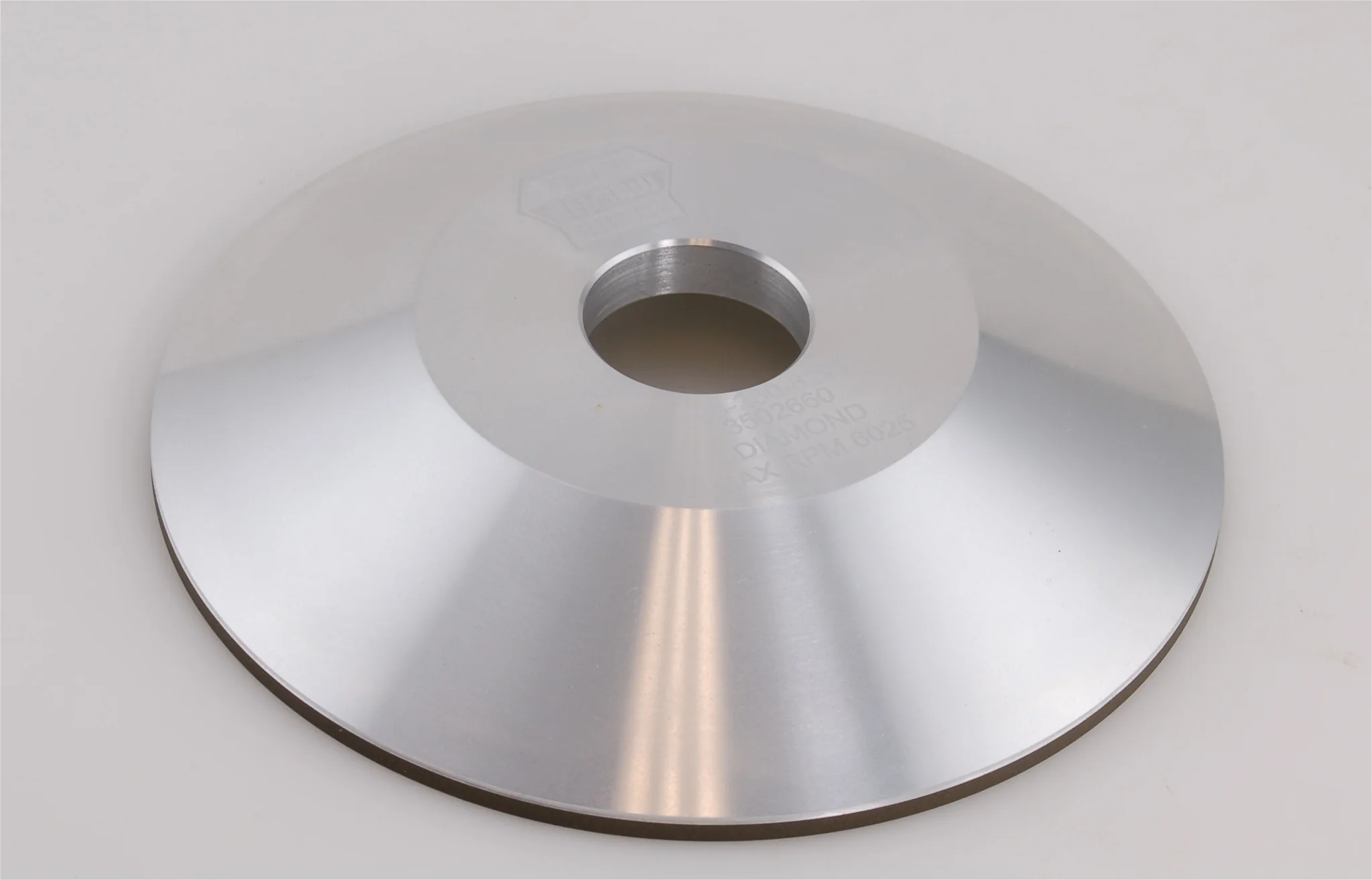 Type 12A2 Grinding Wheel 6" x 3/16" 180 Grit Carbide/Steel Combo - Image 3