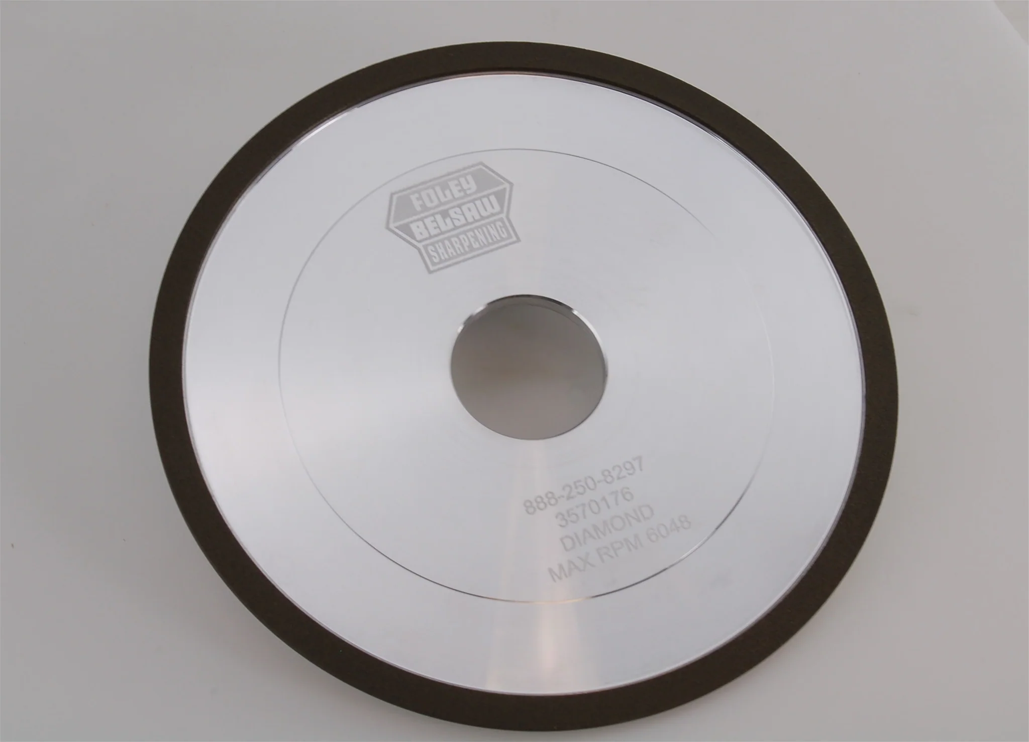 Type 4A2P General Purpose Grinding Wheel 6" x 1/4" 180 Grit - Image 2
