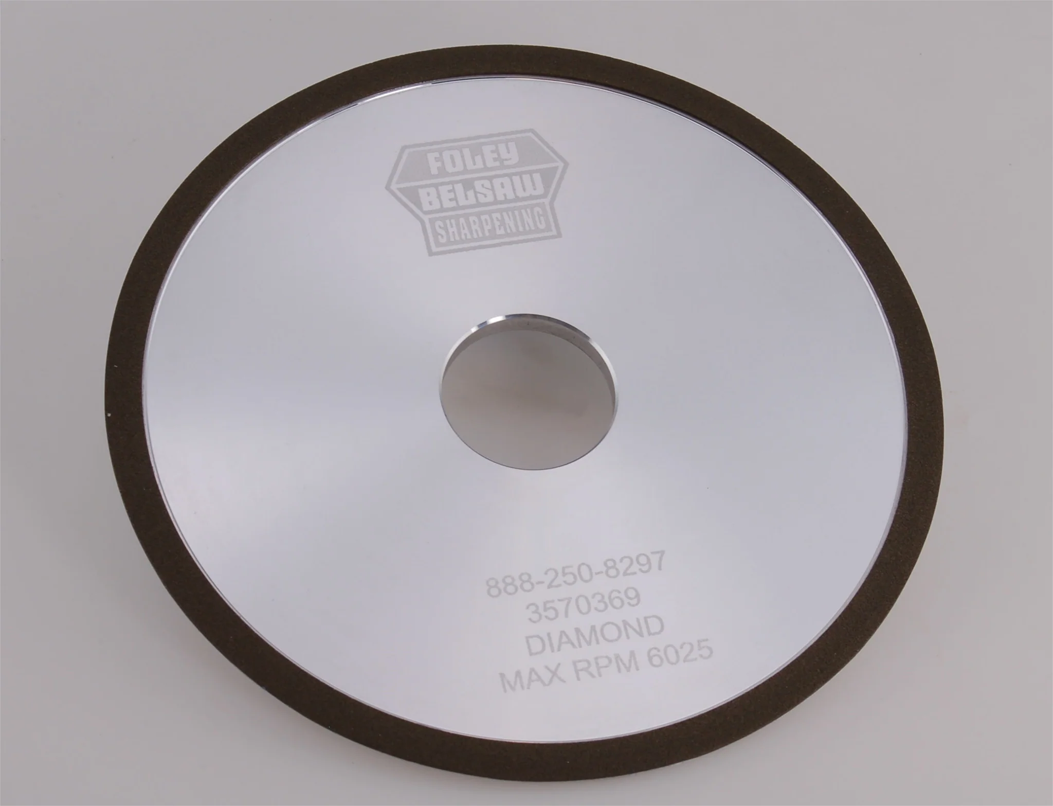 Type 4A2P Modified Thin Rim Grinding Wheel 6" x 3/32" 180 Grit - Image 2