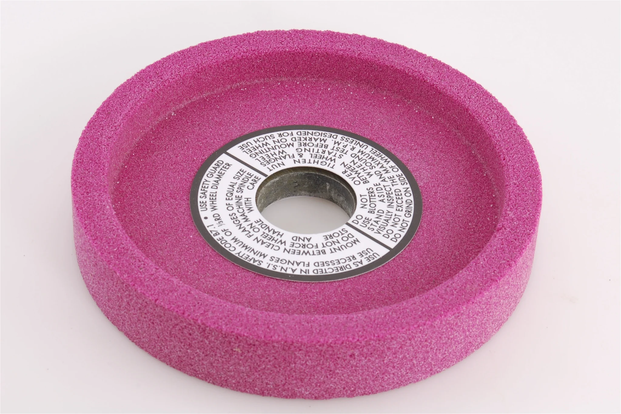 Type 6 Straight Cup Grinding Wheel 6" x 1/2" 60 Grit - Image 2