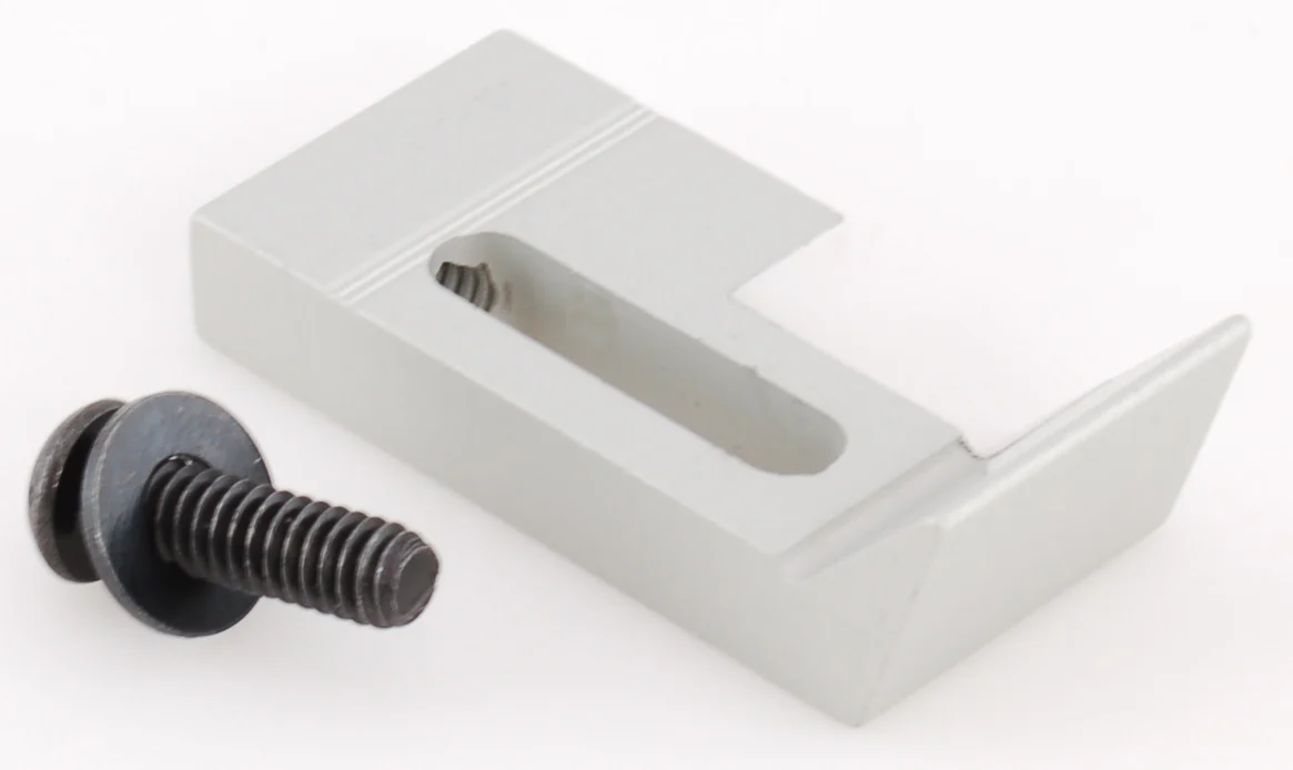 Wide Lower Jaw for Twice As Sharp Shear Clamp